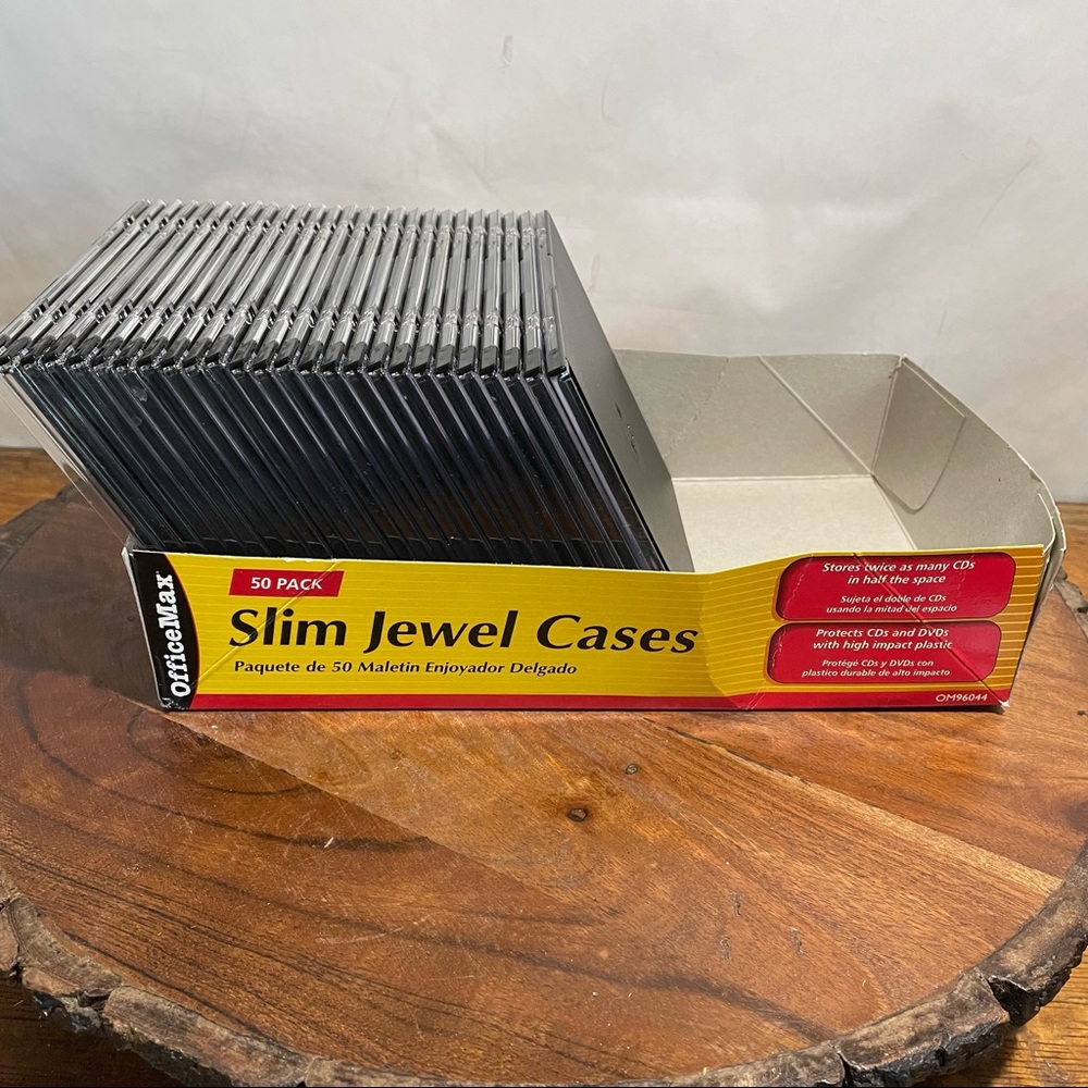 Office Max slim jewel cases 26